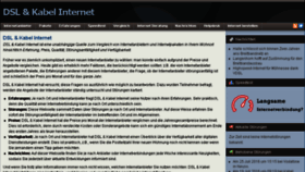 What Dsl-kabelinternet.de website looked like in 2018 (6 years ago)