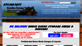 What Deliveredbarnsandsheds.com website looked like in 2018 (6 years ago)