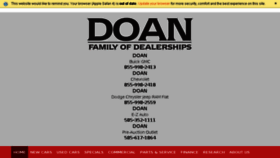 What Doandelivers.com website looked like in 2018 (6 years ago)