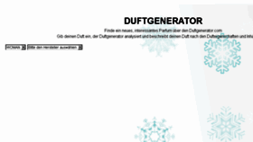 What Duftgenerator.com website looked like in 2018 (6 years ago)