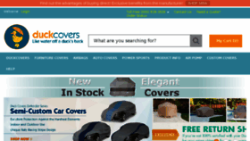 What Duckcovers.com website looked like in 2018 (6 years ago)