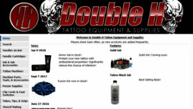 What Doublehtattoo.com website looked like in 2018 (6 years ago)