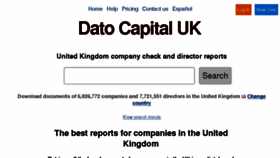 What Datocapital.uk website looked like in 2018 (6 years ago)