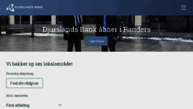 What Djurslandsbank.dk website looked like in 2018 (6 years ago)