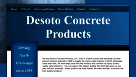 What Desotoconcreteproducts.com website looked like in 2018 (6 years ago)