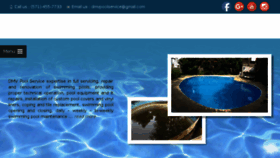 What Dmvpoolservice.com website looked like in 2018 (6 years ago)
