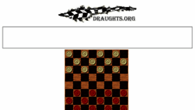 What Draughts.org website looked like in 2018 (6 years ago)