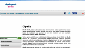 What Diyaliz.gen.tr website looked like in 2018 (6 years ago)