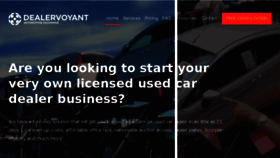 What Dealervoyant.com website looked like in 2018 (6 years ago)