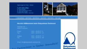 What Dialyseteam-dortmund.de website looked like in 2018 (6 years ago)