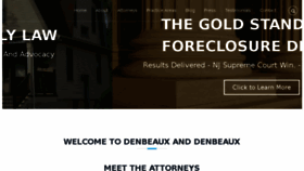 What Denbeauxlaw.com website looked like in 2018 (6 years ago)
