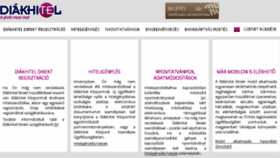 What Diakhiteldirekt.hu website looked like in 2018 (6 years ago)