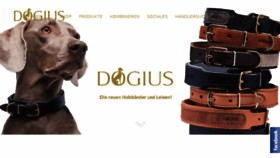 What Dogius.com website looked like in 2018 (6 years ago)