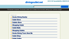 What Divingoutlet.net website looked like in 2018 (6 years ago)