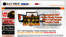 What Dat-prep.com website looked like in 2018 (6 years ago)