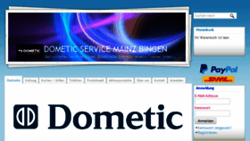 What Dometic-service-shop.de website looked like in 2018 (6 years ago)