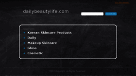 What Dailybeautylife.com website looked like in 2018 (6 years ago)