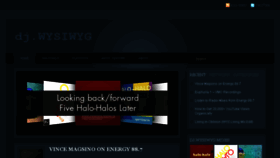 What Djwysiwyg.com website looked like in 2018 (6 years ago)