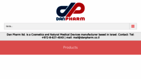 What Danpharm.co.il website looked like in 2018 (6 years ago)