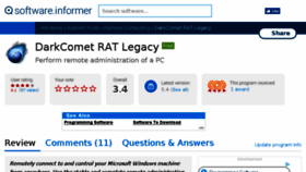 What Darkcomet-rat-legacy.software.informer.com website looked like in 2018 (6 years ago)
