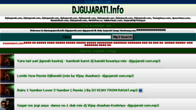 What Djgujarati.com website looked like in 2018 (6 years ago)