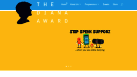 What Diana-award.org.uk website looked like in 2018 (6 years ago)