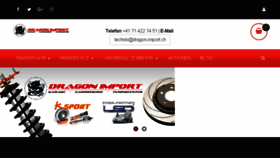 What Dragon-import-shop.ch website looked like in 2018 (8 years ago)