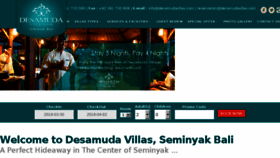 What Desamudavillas.com website looked like in 2018 (6 years ago)
