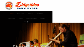 What Didgedownunder.com website looked like in 2018 (6 years ago)