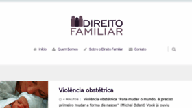 What Direitofamiliar.com.br website looked like in 2018 (6 years ago)