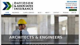 What Davidsoninsurance.com website looked like in 2018 (6 years ago)