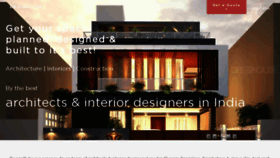 What Designqubearchitects.com website looked like in 2018 (6 years ago)