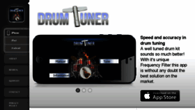 What Drumtuner-app.com website looked like in 2018 (6 years ago)