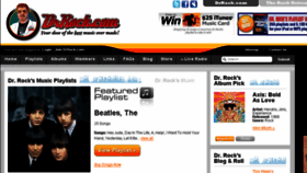 What Drrock.com website looked like in 2018 (6 years ago)