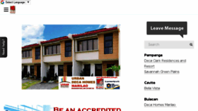 What Decahomes.com.ph website looked like in 2018 (6 years ago)