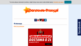 What Darmowe-proxy.pl website looked like in 2018 (6 years ago)