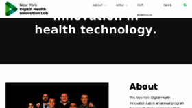 What Digitalhealth.nyc website looked like in 2018 (6 years ago)