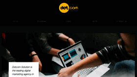 What Dotcomsolution.co.id website looked like in 2018 (6 years ago)