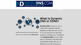 What Dnsup.net website looked like in 2018 (6 years ago)