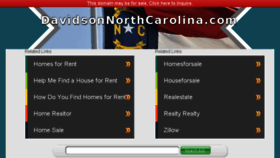What Davidsonnorthcarolina.com website looked like in 2018 (6 years ago)