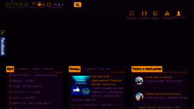 What Disco-polo.net website looked like in 2018 (6 years ago)