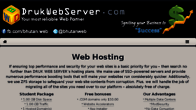 What Drukwebserver.com website looked like in 2018 (6 years ago)