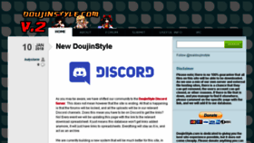 What Doujinstyle.com website looked like in 2018 (6 years ago)