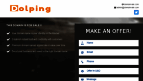 What Dolping.com website looked like in 2018 (6 years ago)