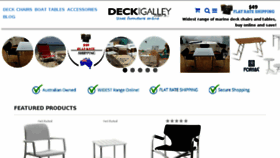 What Deckandgalley.com.au website looked like in 2018 (6 years ago)