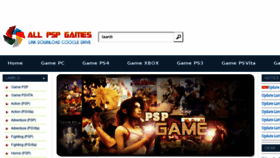 What Downloadgamepsp.com website looked like in 2018 (6 years ago)