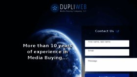 What Dupliweb.com website looked like in 2018 (6 years ago)