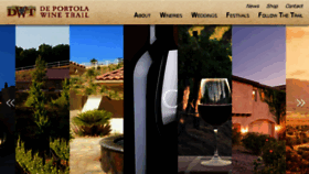 What Deportolawinetrail.com website looked like in 2018 (6 years ago)
