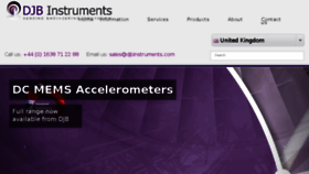 What Djbinstruments.com website looked like in 2018 (6 years ago)