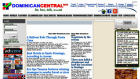 What Dominicancentral.com website looked like in 2018 (6 years ago)